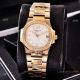 Swiss Quality Copy Patek Philippe Nautilus Ladies Watch Gold Diamond Bezel (2)_th.jpg